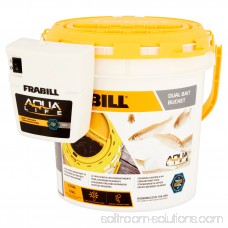 Frabill Aqua Life Dual Fish Bait Bucket with Clip on Aerator 555308649